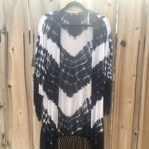 Torrid Tie Dye Beach Cover Up